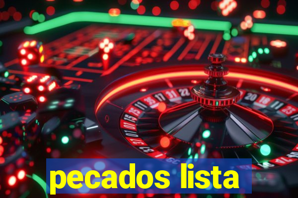 pecados lista